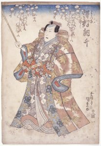 Sawamura Tossh? dans le rôle de Yoshitsune - Utagawa (1786 1865) Kunisada