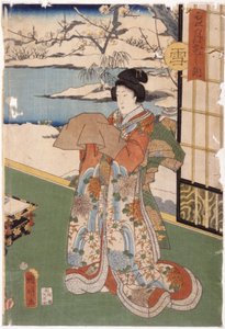 Neige - Utagawa (1835 1888) Kuniaki