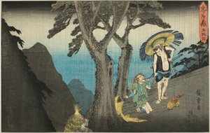 Acte 5 (Godanme), de la série "La Vengeance des Fidèles Retainers (Chushingura)" - Utagawa Hiroshige