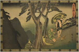 Acte 5, de la série "La Vengeance des Fidèles Reteneurs" - Utagawa Hiroshige