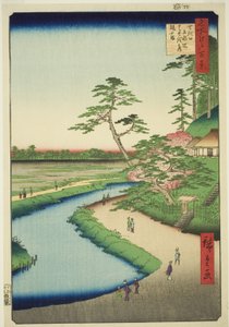 La cabane de Basho sur la colline des camélias à côté de l