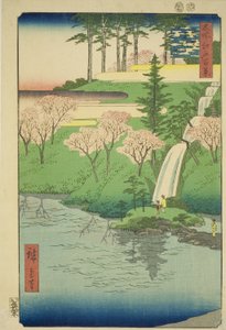 Étang Chiyogaike, Meguro (Meguro Chiyogaike), de la série "Cent vues célèbres d