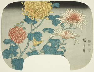 Chrysanthèmes - Utagawa Hiroshige