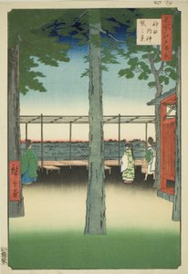 Aube au sanctuaire Kanda Myojin (Kanda Myojin akebono no kei), de la série "Cent vues célèbres d