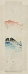 Enveloppe avec paysage - Utagawa Hiroshige