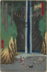 Cascade de Fudo, Oji, 1857
