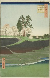 Goten Hill à Shinagawa, de la série "Cent vues célèbres d