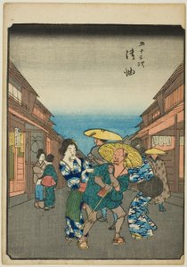 Goyu, de la série "Les cinquante-trois stations du Tokaido"