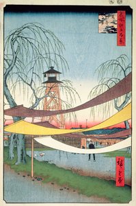 Hatsune Riding Grounds, Bakuro-cho, No.6 de One Hundred Views of Edo, 1857 - Utagawa Hiroshige