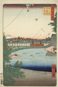 Hibiya et Soto-Sakurada de Yamashita-cho (Yamashita-cho Hibiya Soto-Sakurada), de la série "Cent vues célèbres d