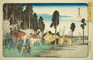 Sanctuaire Inari à Oji (Oji Inari no yashiro), de la série "Lieux célèbres d