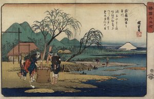 Rivière Bijou de Cho_fu dans la province de Musashi, 1835-1837