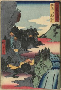 Temple de Kannon à Iwaidani, province de Tajima, décembre 1853