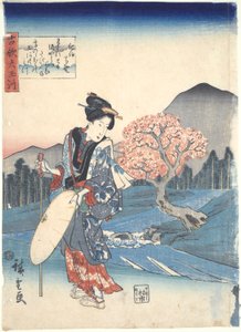 Koka : Six rivières Tama - Utagawa Hiroshige