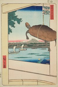 Pont Mannen, Fukagawa (Fukagawa Mannenbashi), n° 56 de la série "Cent vues célèbres d