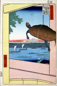 Pont Mannen et le district de Fukagawa Cent vues célèbres d