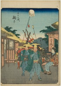 Mariko, de la série "Les cinquante-trois stations du Tokaido"
