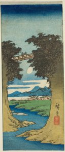 Pont des singes - Utagawa Hiroshige