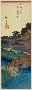 Temple Myoken à Yanagishima (Yanagishima Myoken), de la série "Lieux célèbres de la capitale orientale (Toto meisho)"