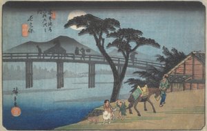 Nagakubo : No. 29 des Soixante-neuf Stations de la route de Kiso - Utagawa Hiroshige