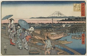 Pont Nihonbashi et pont Edo, novembre 1853