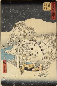 No.38 Village de Nakayama à Fujikawa, juillet 1855