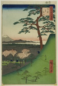 Original Fuji, Meguro (Meguro Moto-Fuji), de la série "Cent vues célèbres d