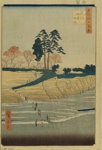 Colline du Palais à Shinagawa, Cent vues célèbres d