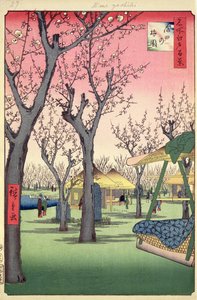 Jardin de pruniers, Kamata de One Hundred famous views of Edo, février 1857 - Utagawa Hiroshige