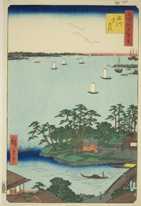 Shinagawa Susaki, de la série "Cent vues célèbres d