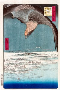 Susaki et la plaine de Jumantsubo près de Fukagawa - Utagawa Hiroshige