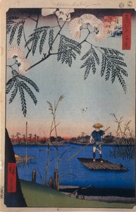 La rivière Ayase et Kanegafuchi, Cent vues célèbres d