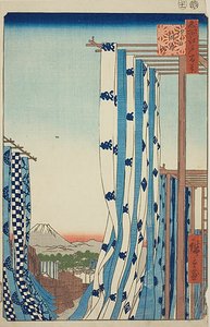 Le quartier des teinturiers à Kanda (Kanda Kon