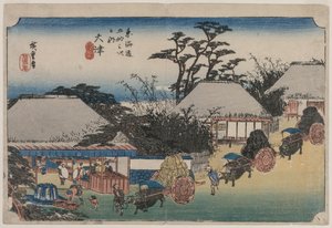 Les Cinquante-Trois Stations du Tokaido : Otsu - Utagawa Hiroshige