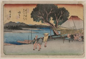 Les Soixante-Neuf Stations de la Route de Kiso : Shionata - Utagawa Hiroshige