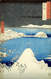La Tempête de neige - Utagawa Hiroshige