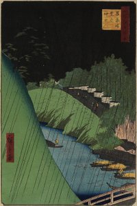 Le Temple de Confucius près du pont Sho_hei sur la rivière Kanda, septembre 1857