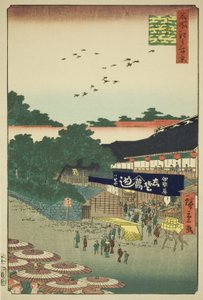 Le district de Yamashita à Ueno, de la série "Cent vues célèbres d