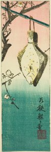 Wakasa, section de la feuille n° 10 de la série "Images découpées des provinces (Kunizukushi harimaze zue)"