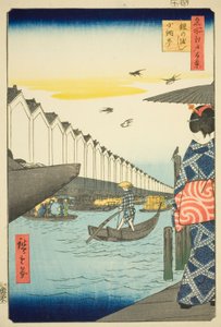 Yoroi Ferry, Koami-cho, de la série « Cent vues célèbres d