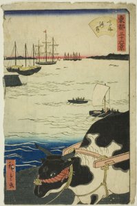 La plage de Takanawa, de la série "Trente-six vues de la capitale de l