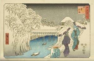 Ochanomizu - Utagawa II Hiroshige