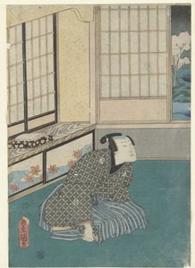Le troisième mois (Histoires modernes de Genji pendant les douze mois) - Utagawa Kunisada (I)