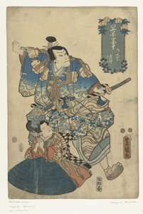 Le guerrier Kagekiyo - Utagawa Kunisada (I)
