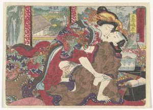 La halte de Kyoto - Utagawa Kunisada (I)