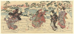 Lancer de boules de neige
