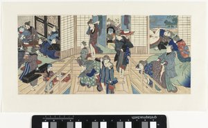 Scènes dans un bordel - Utagawa Kunisada (I)