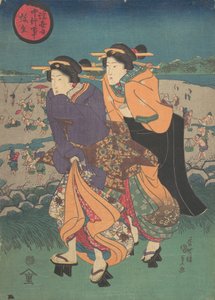Événement annuel - le troisième mois Ukiyo nenju gyoji : Yayoi, milieu du 19ème siècle