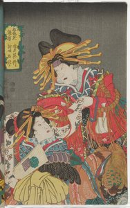 Kurtisanen Kuretaka und Tamakoto