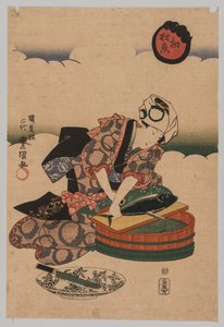 Préparer Bonita - Utagawa Kunisada